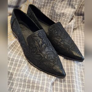 Frye Black Leather Shoes